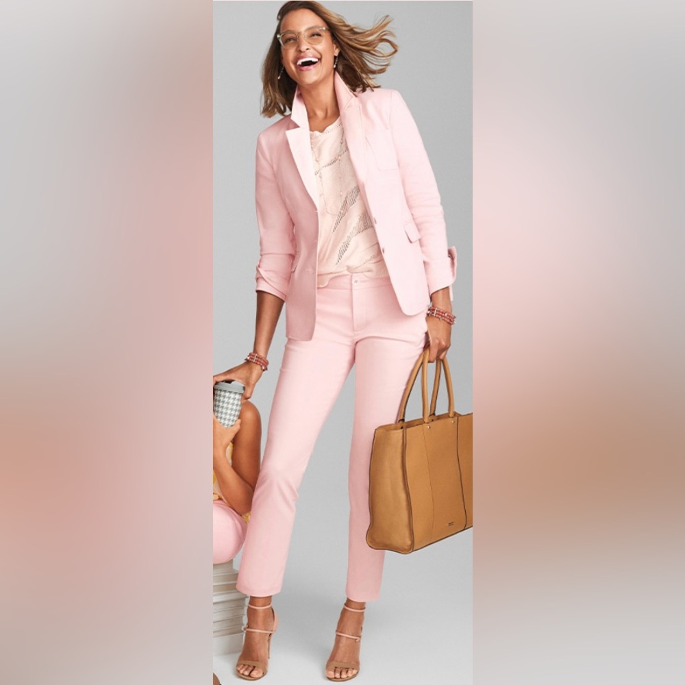CAbi Grace cropped Trousers- carnation pink- size 16